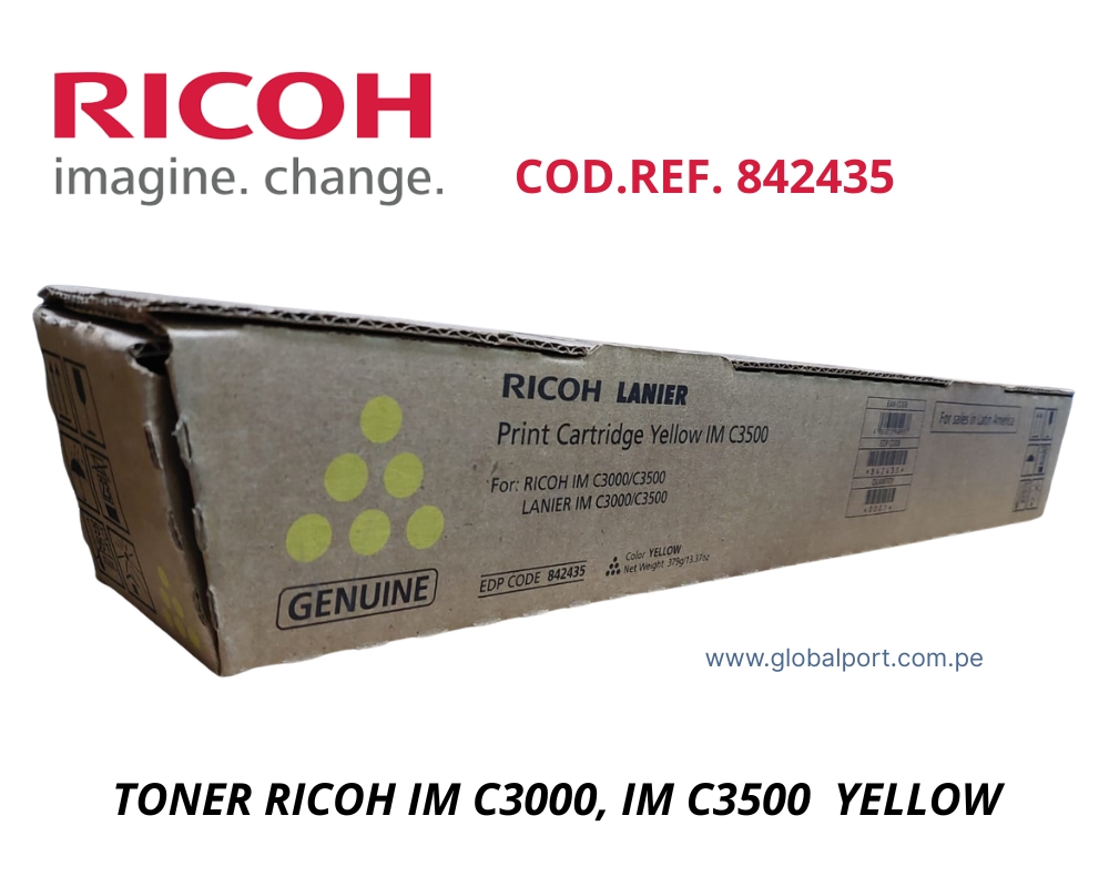TONER RICOH (842435) IM C3000, IM C3500 YELLOW